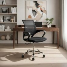 Cadeira de Escritório Pctop Office Fit 1001 9050 Ergonômica com Estofado de Mesh