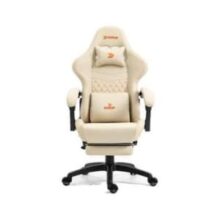 Cadeira Gamer KBM! GAMING Tempest CG600 Preta Com Almofadas Descanso Para Pernas Retrátil Reclinável – KGCG600