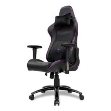 Cadeira Gamer Mancer Tyr Purple Edition Preta E Roxa Cor Preto/Violeta Material do estofamento Couro sintético
