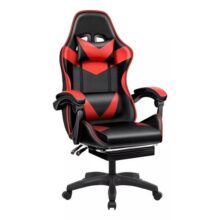 Cadeira Gamer Premium Escritório Giratória 360º Reclinável Cor Vermelho