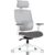 Cadeira Office DT3 Yura ergonomica em Mesh Vintex-Y™+Tecido DT3 UltraSoft ™ apoio de cabeça 2D braços 2D ajuste manual de altura suporta a