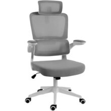 CADEIRA REDRAGON OFFICE HELA CINZA/BRANCO C214-W