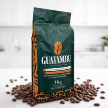 Café especial 1 Kg em grãos Guatambu 100% arábica; torra média; pontuação 85; sudoeste de minas; notas de caramelo chocolate e melado de cana; ideal para métodos como expresso, coado, V60, prensa francesa e aeropress