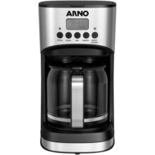 Cafeteira Elétrica Arno New Element Inox 1,8L CFNE, Painel Digital, Sistema Flavormix, Serve até 44 Xícaras, Função Programável, 110V