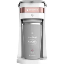 Cafeteira Elétrica Cadence Dream Rosé Gold com Copo Térmico – 127V