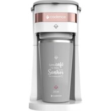 Cafeteira Elétrica Cadence Dream Rosé Gold com Copo Térmico – 220V