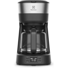 Cafeteira Elétrica Electrolux Inox Filtro Permanente Removivel Capacidade 1,2l 30 Xicaras Função Timer Painel Digital Desligamento Automatico Ecm25 12