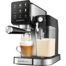 Cafeteira Espresso Dolce Latte 20 Bar, Mondial, Preto/Inox, 1250W, 127V – C-28-ECL