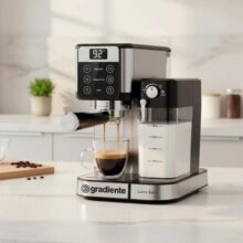 Cafeteira Espresso Latte Easy Touch Inox Gradiente 220v Prateado 220v