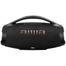 Caixa de Som Aiwa Boombox Plus AWS-BBS-01-B Bluetooth Amplificada 200W USB – Bivolt