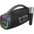Caixa de Som Bluetooth Portátil 50W com Microfone, Grave Poderoso, Iluminação RGB – AB4092 Preto