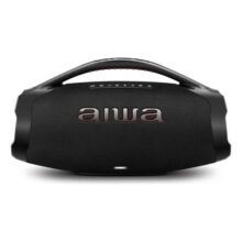 Caixa De Som Boombox Aiwa Aws-bbs-01-b Bluetooth Ip66 Tws Cor Preto 127220v