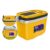 Caixa Termica Suv Cooler Com Alça 20 Litros Praia Pesca Camping Cor Amarelo E Preto Termolar
