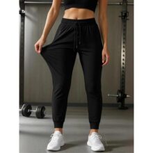 Calça Feminina Com Elastano Esportiva Fitness Slim Fit