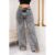 Calça Jeans Wide Leg Feminina Cintura Alta Sem Lycra Stillge