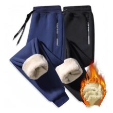 Calça Moletom de Lã Grossa (2 cores)