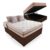 Cama Box Baú Casal Com Colchão Pillow Angel Molas Ensacadas Cor Marrom