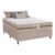 Cama Box Casal Gazin Flora Bege 138x188cm.