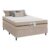 Cama Box Casal Gazin Flora Bege 138x188cm.