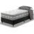 Cama Box Solteiro Preto + Colchão Molas Ensacadas Miami 88x188x59cm