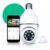 Camera De Segurança Ip Inteligente Lampada Panoramica App Yoosee Wifi Espiã Giratoria 360º Fergusom Branco