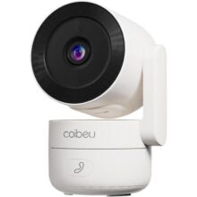Camera de Segurança Wifi Interior, Detecção de Movimento, Monitoramento de Som, Push de Alerta via Aplicativo, Áudio Bidirecional, Visão Noturna Infravermelha, Rotação de 360 Graus da lente, 4MP