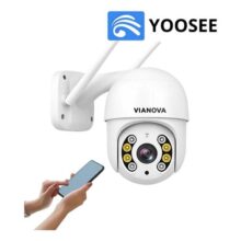 Camera Segurança Wifi Yoosee Mini Dome Full Hd Vianova Branco