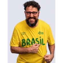 Camisa 10 Brasil Cazétv – Copa do Mundo 2026 – 100% Algodão