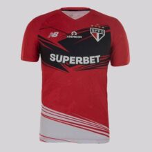 Camisa Masculina NB Goleiro SPFC 2025 C/P, Vermelho/Preto/Branco, G