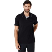 Camisa Polo Básica Masculina Em Malha Piquet Com Bordado