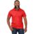 Camisa polo masculina de poliéster de manga curta com logotipo da equipe NBA – Chicago Bulls – Tam P