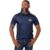 Camisa polo masculina de poliéster de manga curta com logotipo da equipe NBA – Tam G