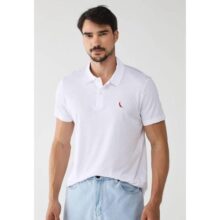 Camisa Polo Reserva Regular Logo Branca