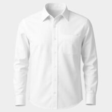 Camisa Social Manga Longa Não Amassa Passa Fácil Microleve Branco