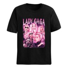 Camiseta Básica Unissex Lady Gaga Cantora Americana Stefani