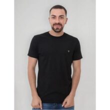 Camiseta Calvin Klein Jeans Light Omega Logo Preta