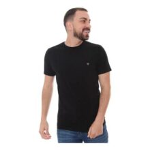 Camiseta Calvin Klein Jeans Masculina Light Omega Logo Preta