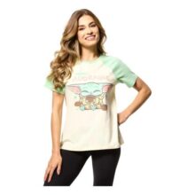 Camiseta Casual Unissex Adorable Yoda Em Algodão Disney – Tam G
