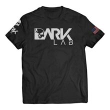 Camiseta Dry-fit  Preta Caveira Unisex Dark Lab