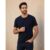 Camiseta Henley Masculina Anistia Fit Algodão Premium