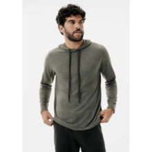 Camiseta Hering Slim Em Malha De Algodão Com Capuz – Masculina
