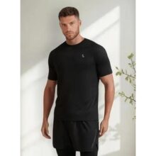 Camiseta Masculina Dry Fit Academia Básica Fitnes Lupo
