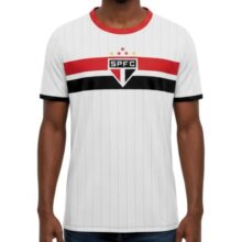 Camiseta Masculina São Paulo Blusa Time Tricolor Original