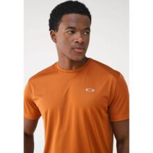 Camiseta Oakley Reta Logo Laranja – Tam P