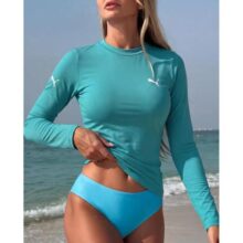 Camiseta Térmica Puma UV 50+ Manga Longa Feminina