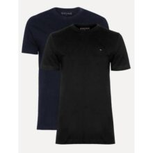 Camisetas Tommy Hilfiger Preta/marinho 2un – Original