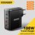Carregador Essager 100W GaN Carga Rápida 4.0 2 Portas Type C e 2 Portas USB