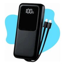 Carregador Portátil 20000 Turbo 22.5w Power Bank Premium Universal Rápido Voo Transporte Aéreo Para Samsung iPhone Xiaomi Motorola Smartphone Smartwatch Tablet Casenn Preto
