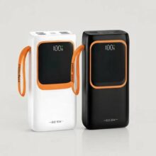 Carregador Portátil Power Bank Super Turbo 50000mah Pd 22.5w Full Preto