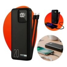 Carregador Portátil Power Bank Turbo 20000mah